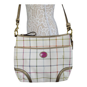 Coach Peyton Tatersall Convertible Hobo Purse NWOT